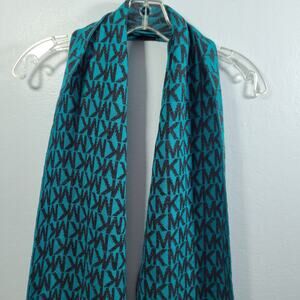 Michael Kors Women's Blue & Black Scarf  9425-1202